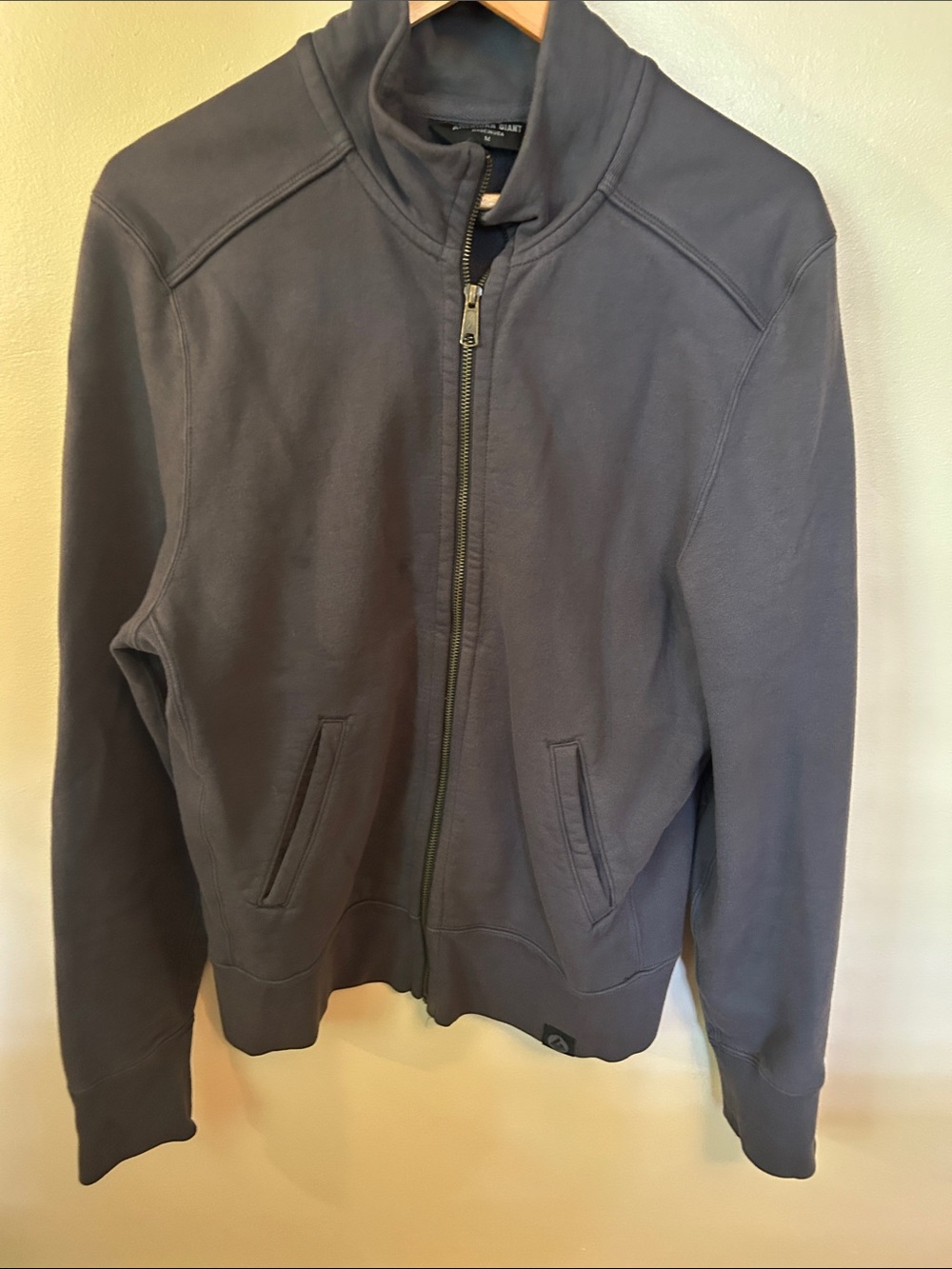 American Giant Men's Zip-Up Jacket - Charcoal Gray